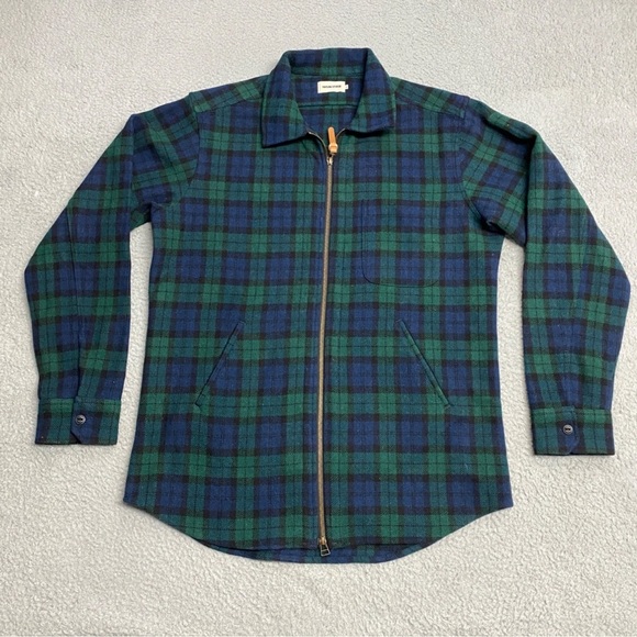 Taylor Stitch Other - TAYLOR STITCH Jacket Mens 40 Coit Coat Blackwatch Tartan Plaid Blue Green